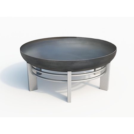 GREENGRASS Jura Stainless Steel & Wood Burning Fire Pit GR1725154